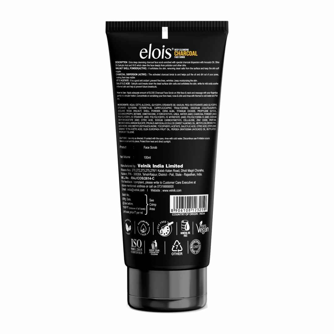 Elois Deep Cleansing Charcoal Face Scrub - Image 2
