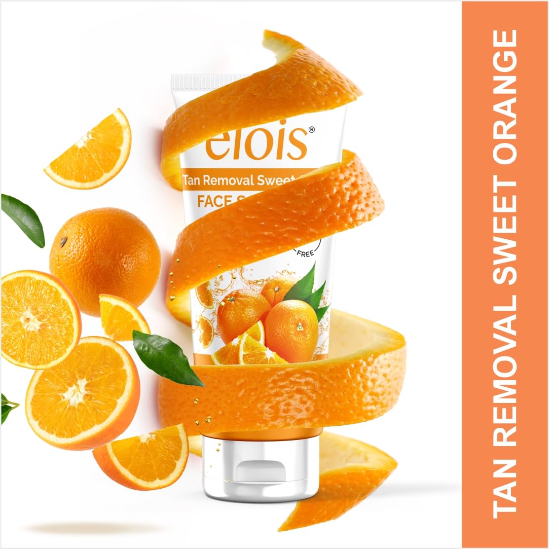 Elois Tan Removal Brightening & Revitalizing Face Scrub Gel with Vitamin C Suitable for All Skin Types | 100g - Image 6
