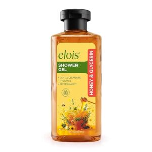Elois Body Shower Gel For Gentle Cleansing With Deep Nourshing Formula Hydrates Skin for Women & Men Suitable for All Skin Types 300ml (Honey)