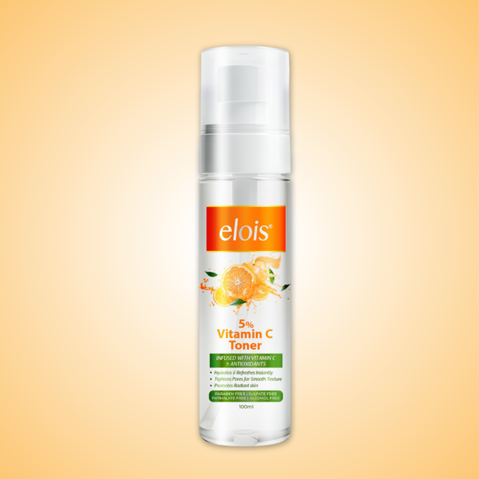 Elois 5% Vitamin C Toner for Face | Skin Brightening | 100 ml | 100 g