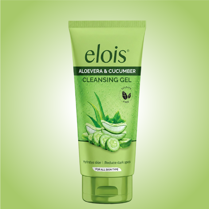 Elois Aloe Vera & Cucumber Hydrating Cleansing Gel for Dry & Sensitive Skin | 100g